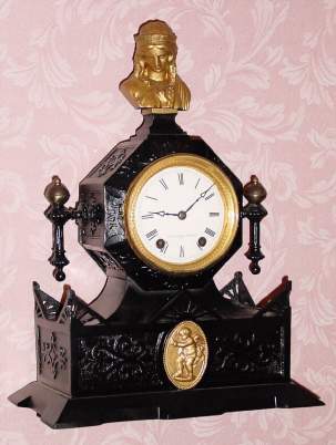 C.1874, Seth Thomas and Sons, "No. 8013", 15-day time and strike mantel clock. — Antique Clocks Price Guide