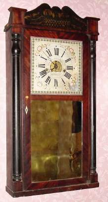 Mixed Lot, C.1835 case, with C.1850 movement and dial, 8-day time/strike half column and splat shelf clock. — Antique Clocks Price Guide