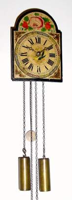 C.1880, German, 30-hour time/strike wag clock. — Antique Clocks Price Guide