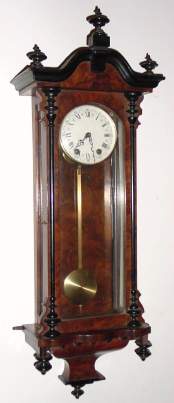 Mixed Lot: C.1890, German, Good Alt Deutsch case, now with a hundred year later movement, hung from the "roof" of the clock. — Antique Clocks Price Guide