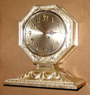 C.1927, Chelsea for Tiffany and Co., New York, a unique silvered bronze mantel clock. — Antique Clocks Price Guide