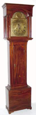 C.1810, English, 8-Day, Brass Dial tall clock, with restorations. — Antique Clocks Price Guide