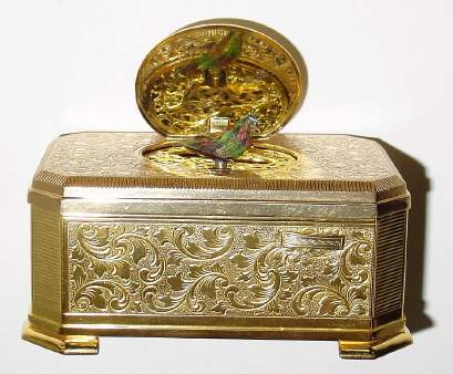 Late 20th Century, Swiss, modern, Singing Bird box in excellent to outstanding original condition. — Antique Clocks Price Guide