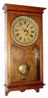 C.1925, Seth Thomas Clock Co., Thomaston, CT, 8-day oak calendar timepiece. — Antique Clocks Price Guide