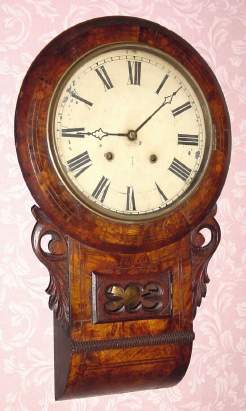 C.1890, Anglo-American, 8-day time/strike wall clock. — Antique Clocks Price Guide