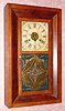  C.1855, New Haven Clock Co., 30-Hour time/strike OG shelf clock, 2-weight. 