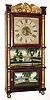  C.1840, Birge, Mallory and Co., Bristol, Conn., 8-day time/strike triple decker shelf clock. 