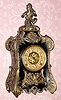  C.1895, F. Kroeber Clock Co., New York, NY, "Pompadour" , 8-day time/strike enameled iron mantel clock in the French style. 
