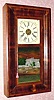  C.1855, Connecticut, 8-day time/strike/alarm OOG shelf clock, 2-wt, with a missing label, but likely a Forestville clock. 