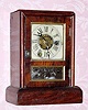  C.1880, Seth Thomas Clock Co., Thomaston, Conn., "Cottage "C", 30-hour time/alarm cottage timepiece. 