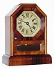  C.1860, Seth Thomas, Plymouth Hollow, Conn, Octagon Top , mini cottage timepiece, one day, in mahogany. 