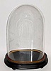  C.1890, French, Glass Dome and Original base, small oval. 