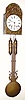  C.1998, Dutch, Repro of Morbier 2-wt, repeating wall clock, 8-day with extra pend. 