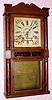  C.1835, C and N. Jerome, Bristol, Conn, 30-hour double deck shelf clock. 