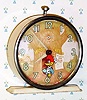  C.1959, Columbia Time Products, "Woody Woodpecker" , 30-hour novelty alarm timepiece (Woody rocks back and forth as clock ticks).