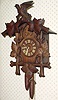  C.1920, German, 30-hour time/strike cuckoo clock. 