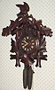  C.1910, German, 30-hour time/strike cuckoo clock. 