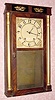  C.1835, Henry Terry and Co., Plymouth, Conn, 30-hour time/strike wood movement half column and splat shelf clock. 