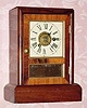  C.1865, Seth Thomas Clock Co., Plymouth Hollow, "Cottage "E", 30-hour time/alarm cottage timepiece. 