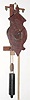  C.1893, Bostwick and Burgess, Norwalk, Ohio, "Columbus No. 151;Anno 1492" , 30-hour wood movement wall timepiece. These timepieces were made and offered as souvenirs to mark the 400 year anniversary of Columbus's discovery of America. We continue to receive phone calls from ladies who ask us "How do you know the clock is not 400 years old??"