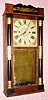  C.1835, Unknown, Connecticut 30-hour time/strike wood movement half column and splat shelf clock, groaner. 