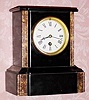  C.1890, French, 8-day marble timepiece. 