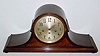  C.1928, Seth Thomas, Thomaston, Conn, CHIME CLOCK No. 79, mahogany tambour clock, with raised bronze numerals. 