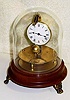  C.1975, Chas. Terwilliger /Horolovar Co, Bronxville, NY repro BRIGGS ROTARY, 8-day novelty clock under dome, serial No. 503. 
