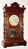  C.1885 (dated), Seth Thomas ATLAS, quarter strike on two cup bells, in a walnut case. 