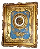  C.1820, Austrian, Animated picture frame clock. This clock is in excellent original condition.