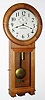  C.1905, Seth Thomas Clock Co., Thomaston, Conn, REGULATOR No. 2, single weight office and railway regulator, 8-day, oak case. 