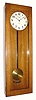  C.1920, International Business Machines, Endicott, NY, Master Clock, Self Winding, in a quarter sawn oak case with original finish. 