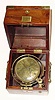  English, Mid 19th Century, Moncas, Liverpool, 2-Day marine chronometer in a 3-tier case with brass corners on top and bottom only. 