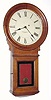  C.1910, E. Howard and Co., Boston, "Regulator No. 70-12", in oak, single iron weight, 8-day, with original Howard label. 