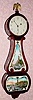  C.1914, Chelsea Clock Co., for Harris and Harrington, LYRE BANJO, 1-Wt, 8-day timepiece in mahogany. 