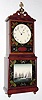  C.1980, Foster Campos, Pembroke, Mass., 8-day weight wt driven, Aaron Willard Mass shelf timepiece, copy No. 36. 
