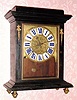  C.1690, Paris, Baltazar Martinot, nice early movement and dial, now in a later oak carcass case with ebonized veneer, and with a key lock front door. 