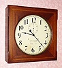  C.1921, Seth Thomas Clock Co., Thomaston, Conn., "Office No. 11", 30-day wall timepiece. 