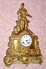  C.1880, French, A.E.S.F., Cast Bronze figural clock of Richard the Lionhearted. 