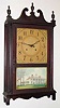  C.1926, William L. Gilbert Clock Co., Winsted, Conn., "Riley Whiting" , 8-day time and gong strike Pillar and Scroll mantel clock [spring movement]. 