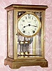  C.1911, Seth Thomas Clock Co., Thomaston, Conn., "Empire No. 1, Extra" , 8-day time and gong strike crystal regulator. 