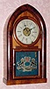  C.1865, Daniel Pratt and Sons, Reading, Mass., 8-day time/strike/alarm beehive mantel clock. 