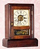  C.1865, Seth Thomas Clock Co., Thomaston, "Cottage "E", 30-hour time/alarm cottage timepiece. 