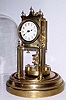 C.1902, German, Jahresuhrenfabrik, 400-day torsion pendulum timepiece in very good condition with an original disc pendulum. 