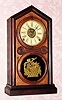  C.1905, E. Ingraham and Co., "Doric", 8-day time and strike mantel clock. 