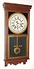  C.1908, Sessions Clock Co., Forestville, Conn., "Regulator H" , 8-day, time and calendar store regulator. 