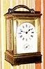  C.1900, Brass Cased Carriage Clock, time, strike and alarm, as-found. 