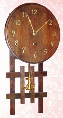 C.1910, Sessions Clock Co., "Bahama", 8-day mission style wall timepiece. — Antique Clocks Price Guide