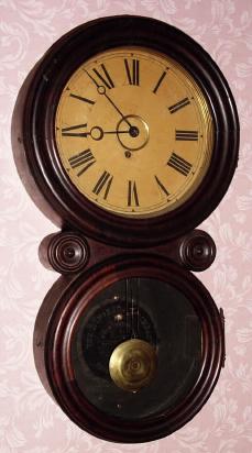 C.1896, E. Ingraham and Co., "Reflector", 8-day wall timepiece. — Antique Clocks Price Guide