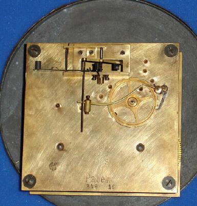 C.1900, German, Mueller and Co, Muhlheim, STRIKING 400 DAY movement, dial and hands (Kohler-Bauer 1895 Patent]. — Antique Clocks Price Guide